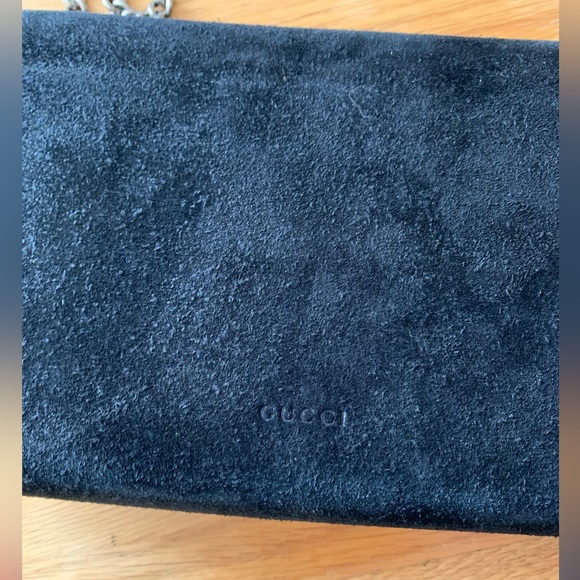 Authentic Gucci GG Dionysus Suede Chain Wallet Small Crossbody Shoulder Bag EUC - Picture 12 of 16